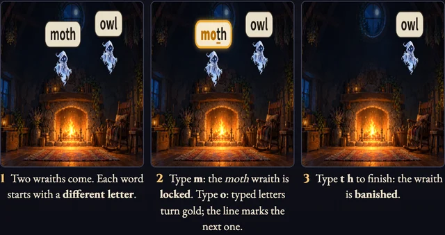 Worked example for Banishing Words