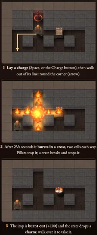 Worked visual example for Bomber
