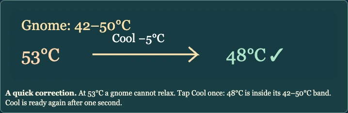 Worked visual example for Dragon Hot-Spring Keeper