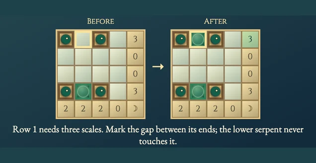 Worked visual example for Multi Snake
