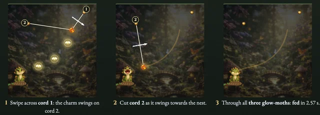 Worked visual example for Rope Charm