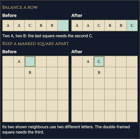 Worked example for Trinairo