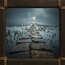 The Wide-Crossing Way achievement emblem