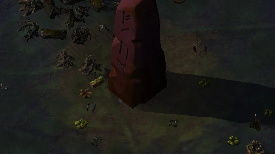 The spirits lair model standing on dark fen