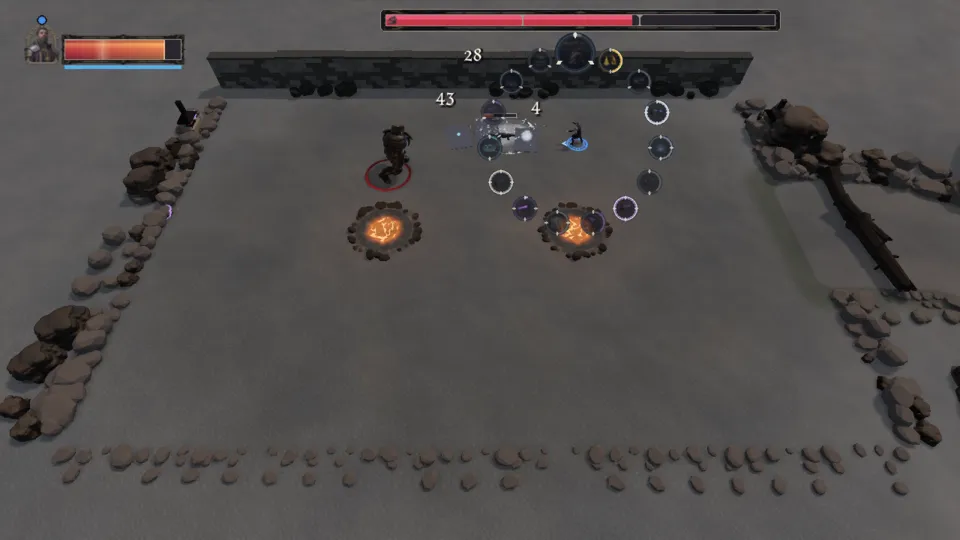 The Inquisitor fighting The slag-founder