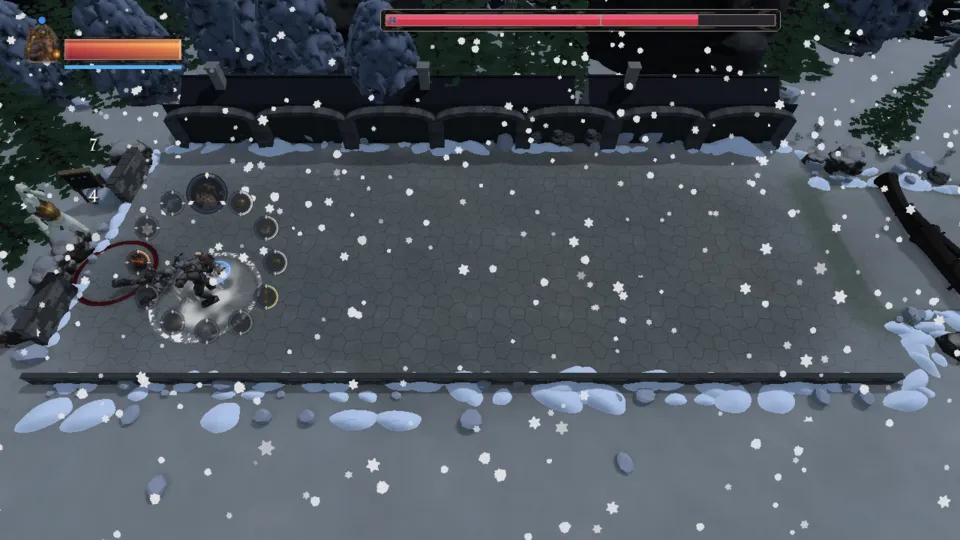 The Engineer fighting The settling alone
