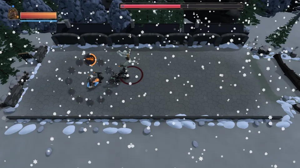 The Engineer fighting The settling