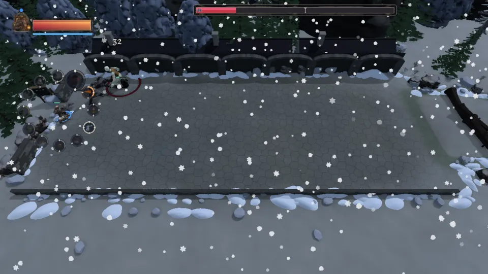 The Engineer fighting The settling alone