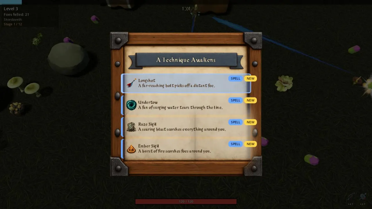 Undertow appears as a new spell on a level-up card