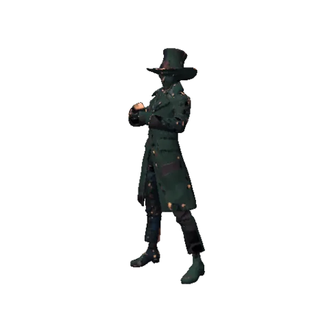 The Toxicology enemy model as the game renders it