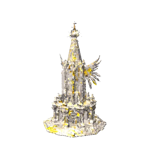 The Radiance tower model as the game renders it