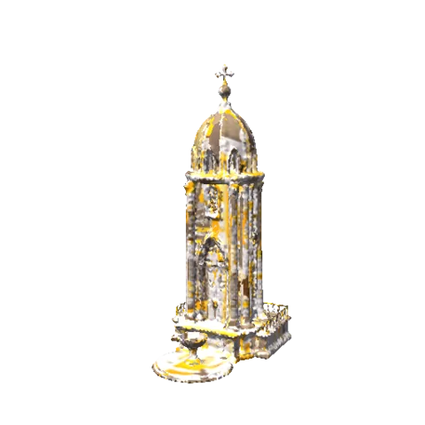 The Sanctuary tower model as the game renders it
