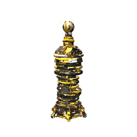 The Overcharge tower model as the game renders it