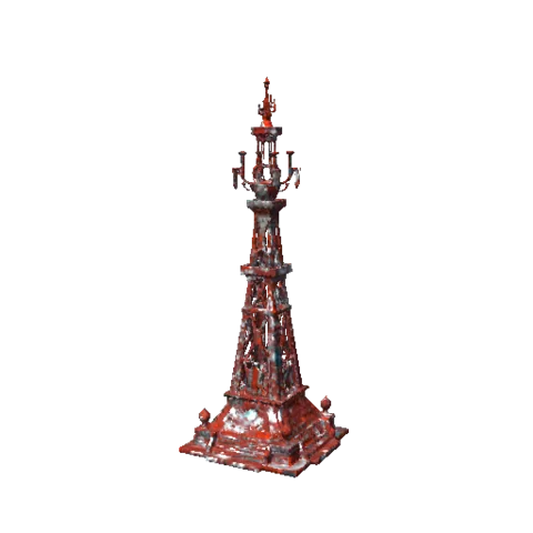 The Galvanic tower model as the game renders it