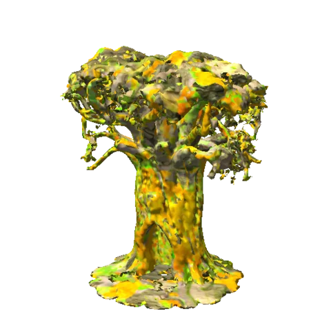 The Druid tower model as the game renders it