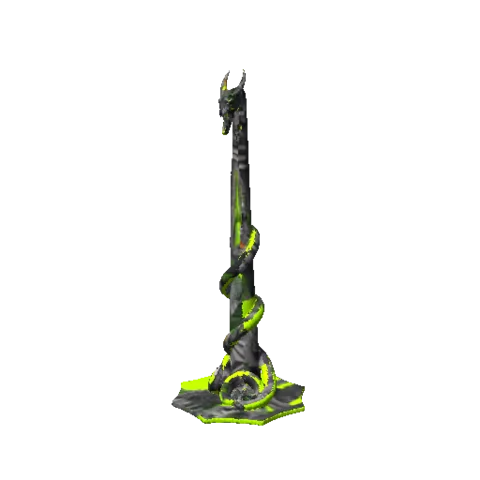 The Venom tower model as the game renders it