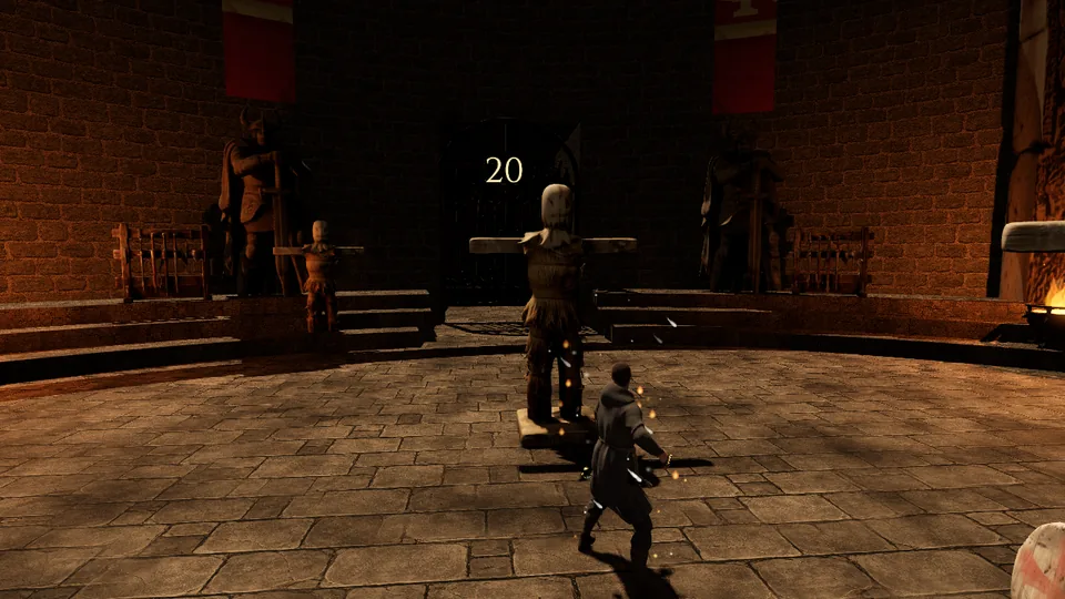 Requiem Toll cast at the training dummies in the Proving Ring