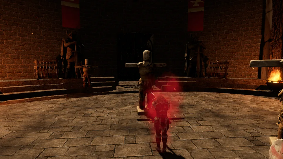 Bloodlust cast at the training dummies in the Proving Ring