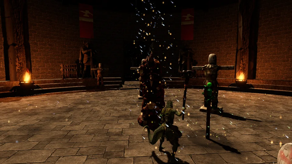 Ancestor Totem cast at the training dummies in the Proving Ring