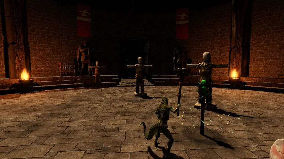 Renewal Totem cast at the training dummies in the Proving Ring