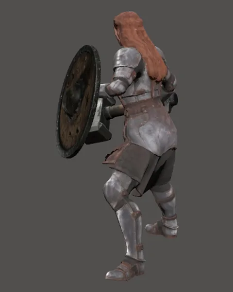 The Ironsworn (female) model in the game