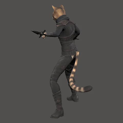 The Shade (male) model in the game