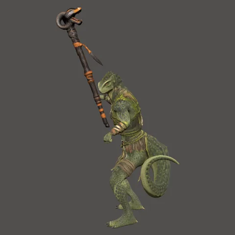 The Totem Shaman (male) model in the game