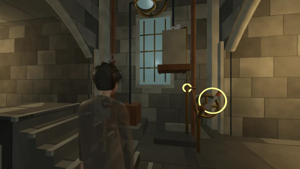 Counterweight repair room from its entrance