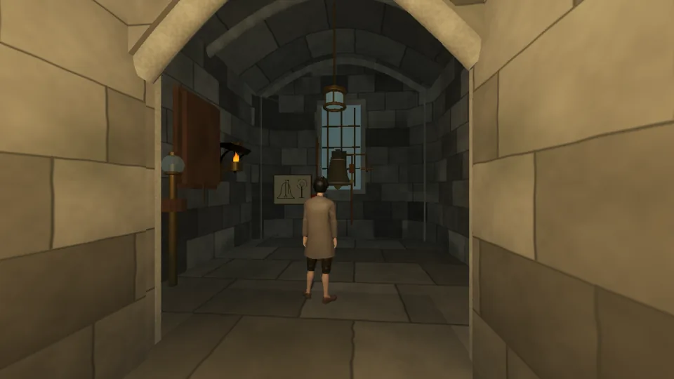Bell chamber from its entrance