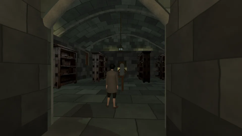 The whispering stacks from its entrance