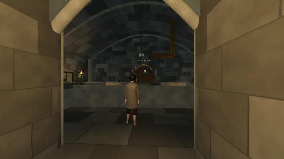 The choked cistern in the deep cellars